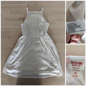 Mossimo Supply Co | Cream High Neck Mini Dress